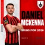 Daniel McKenna signs for 2026!
